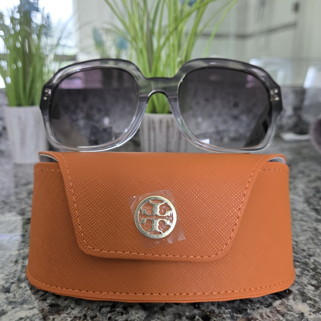 New Authentic Tory Burch Polarized Grey Women's Sunglasses Ty7143u